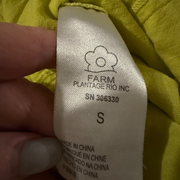 Farm Rio Monstera Midi Linen Dress S - Picture 7 of 8